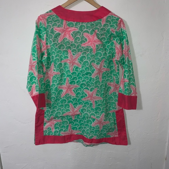 Simply Southern starfish notch neck tunic - Picture 3 of 5